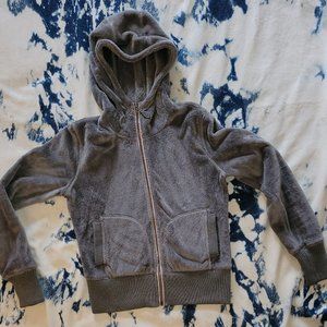 BB Dakota woman's fuzzy zip up hoodie